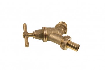 Bib Tap Complete With Double Check Valve - DZR 3/4