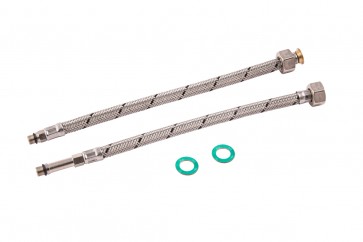 Female Iron Mono Flexible Tap Connector - Pair