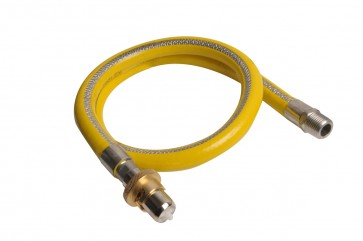 Stainless Steel Bayonet Cooker Hose 1m