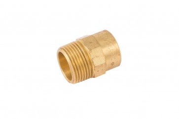 Straight Male Connector 15 x 1/2""