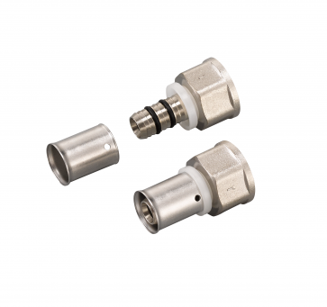 STH MULTILAYER - PRESS FITTING - F5 FEMALE COUPLER 16MM X 3/4"