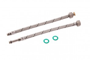 Female Iron Mono Flexible Tap Connector - Pair 1/2" x 300 x 10mm x M12