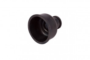 Rubber Flushcone - Black 2 3/4" x 1 1/4