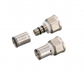 STH MULTILAYER - PRESS FITTING - F5 FEMALE COUPLER 16MM X 1/2"