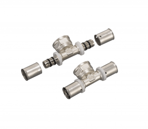 STH MULTILAYER - PRESS FITTING - F5 FEMALE TEE 32 X 3/4" X 32MM