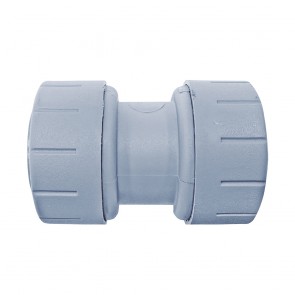 POLY STH - 15MM STRAIGHT COUPLER